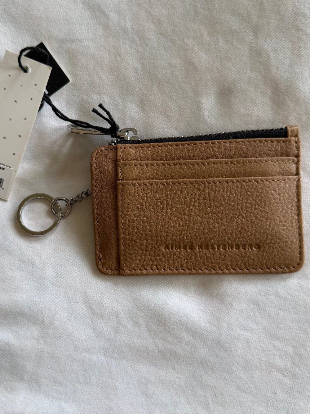 Aimee Kestenberg Aimee Kestenberg 'Alia' Slim ID Vachetta Leather Case w/Keyring